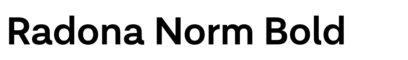 Radona Norm Bold